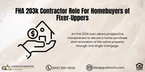 FHA 203k Contractor Role For Homebuyers of Fixer-Uppers