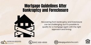 Mortgage Guidelines After Bankruptcy and Foreclosure