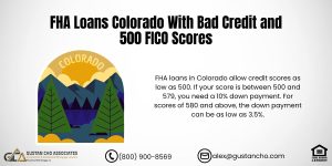 FHA Loans Colorado With Bad Credit and 500 FICO Scores