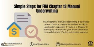 FHA Chapter 13 Manual Underwriting