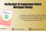 Verification of Employment