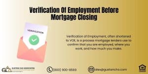 Verification of Employment